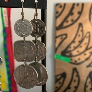 Rock & Art Shop Coin Earrings